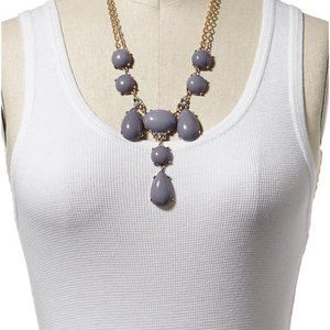 GRAY PIM + LARKIN Grey Cabochon Statement Necklace from Piperlime